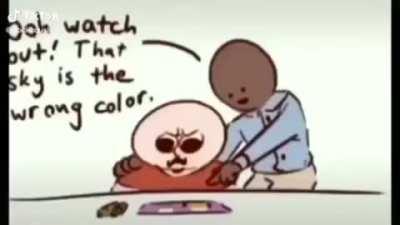 The sky's the wrong color