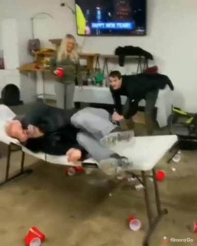 Pain be long after beer pong