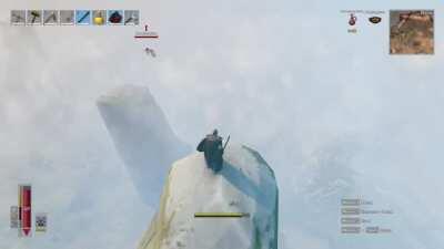 So I decided to fly a Deathsquito. It decided to put me on the highest rock in the plains...