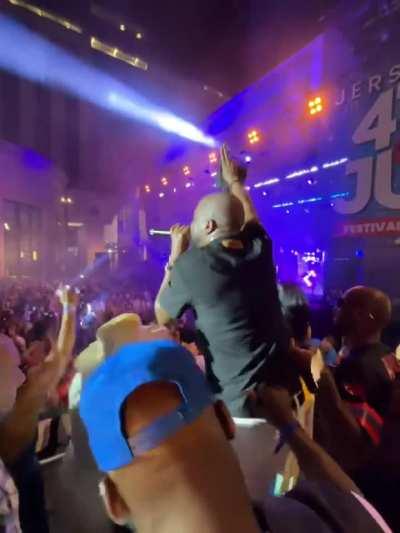 Wyclef Jean performs at Jersey City's 4th of July Celebration 