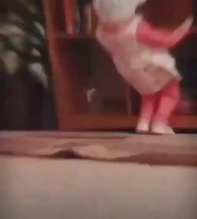 I tried to climb my dresser once when I was little and This happened to me