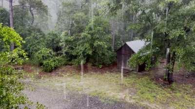 Warm summer storms in rural NC