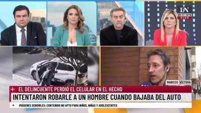 Entrevista por robo a ciudadano