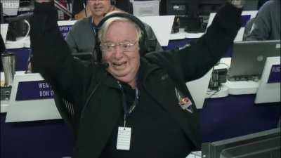 Felix Baumgartner performing the Red Bull Stratos space dive, from a height of 127,852 feet (24 miles) down to earth. The jump took around 8:30 minutes, and reached a top speed of an estimated 863 kilometres per hour (536 mph).