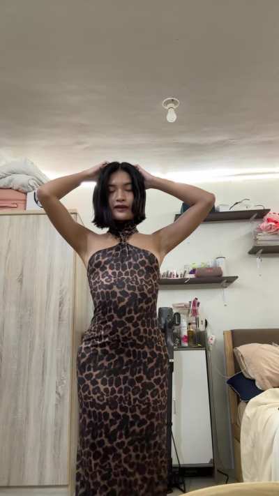My new favorite leopard print dress