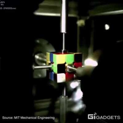 MIT robot solves Rubik’s Cube in world record time: 0.38 seconds