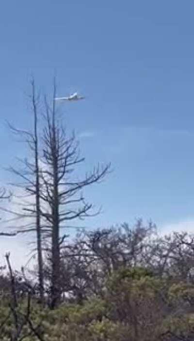Avión DC10 apagando los incendios al Noreste de Mexico