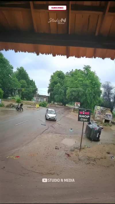 Tata Punch Toppled after accident