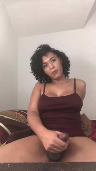 Ebony with Big Boobs Cumming💦😛