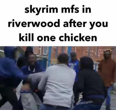 I got into this game a few weeks ago, and I still regret harming that chicken 🐓😭