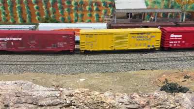 SP CabForward with a short freight.