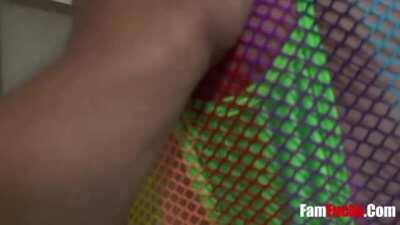 Blackmailing Stripper Sis To Keep Her Secret