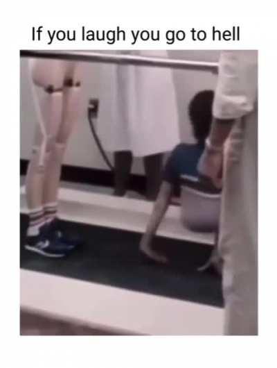 Laugh you go STRAIGHT to HELL