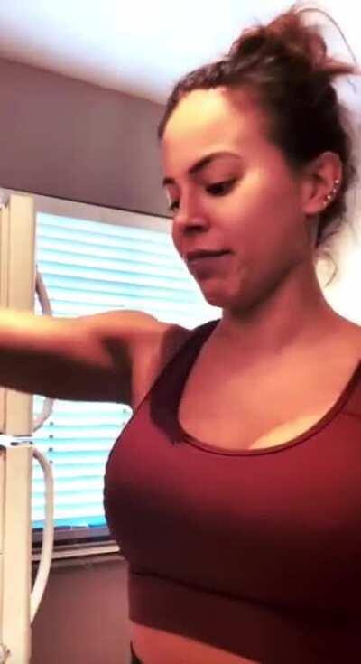 Charly Caruso hard nips