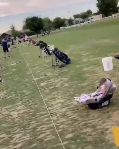 To hit a golf ball. 😅