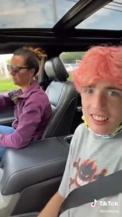 Just hanging with mom!