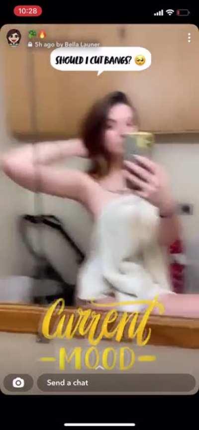 Holy fuck 😍 @Bellalauner on snap