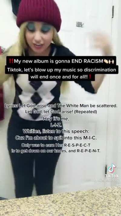 She’s completely serious too