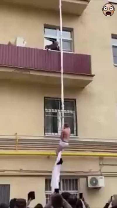 What sprinters does to a desperate survivor.