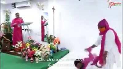 Church in Rajasthan Curing Covid-19. Praise Jeebus ✝️🤡🤡✝️