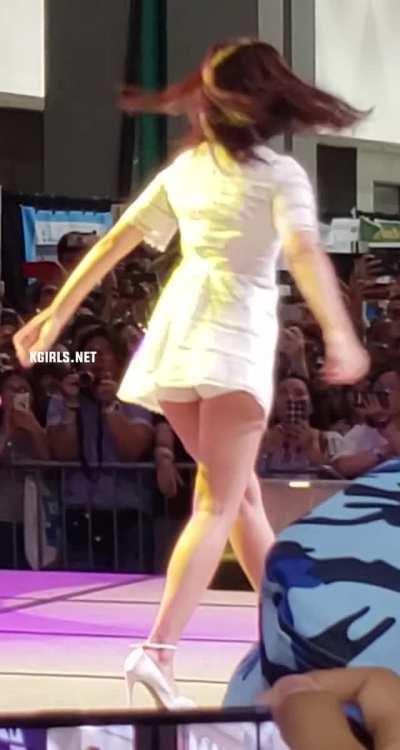 Mina - short white dress, heels, dtna