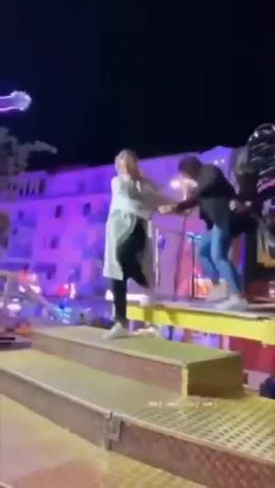 Touch me camera through the fence