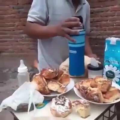 Van a salir ricas la sopaipillas