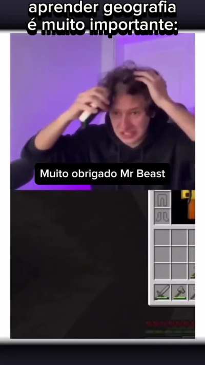 O cara não percebeu logo