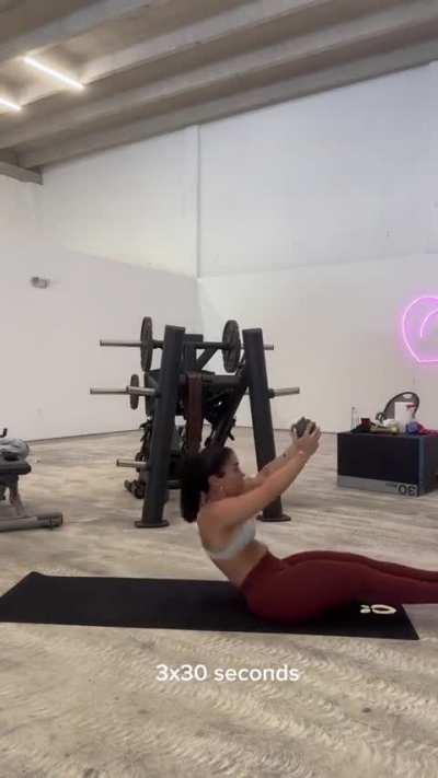 Keeping her body fit