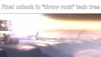 We do love throwing rocks at ever increasing speeds