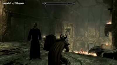 When you’re a Heavy Armor, Unarmed, Assassin handing out free trips to Suplex City.