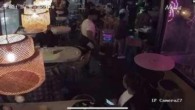 CCTV footage of Curtis Scott in Night Club