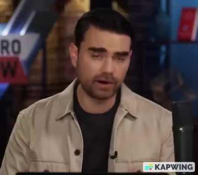 Ben Shapiro tells a fat mum joke