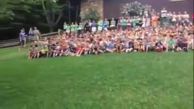 15 month old controls 500 boys at Camp Rockmond