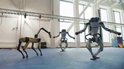 Boston Dynamics getting their robots to jive to 'Do You Love Me?' by The Contours!