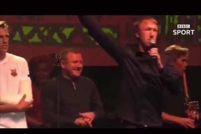 BBC has received exclusive footage Graham Potter's half time speech