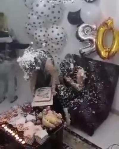 Fun time with silly string