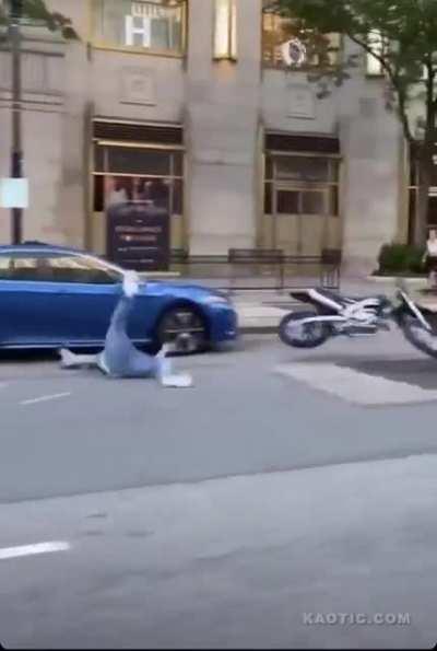 Motorcycle dum-dum never quite recovers