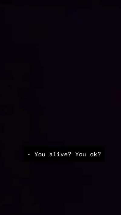 Civilian pov in Lutsk, Ukraine. The building they are is hit by russian missiles