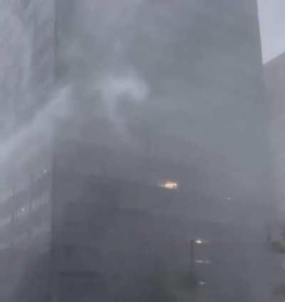 Hurricane Ida vs a skyscraper