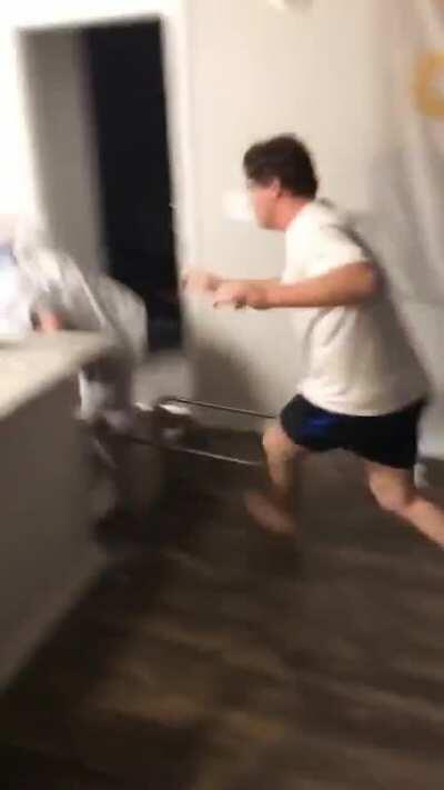 brah was so mad, but every second of this is golden