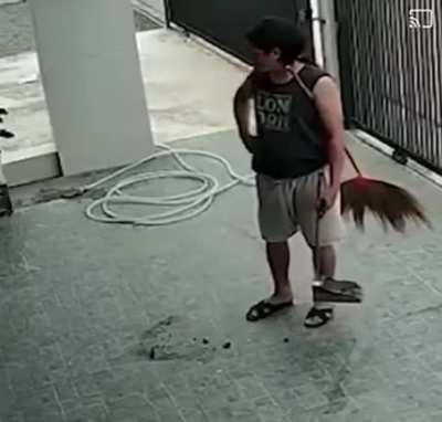 when i can't find the broom