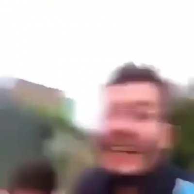 The expression change on the guy’s face 😂