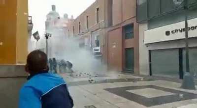 Unrest and violence in Peru after the president was impeached yesterday