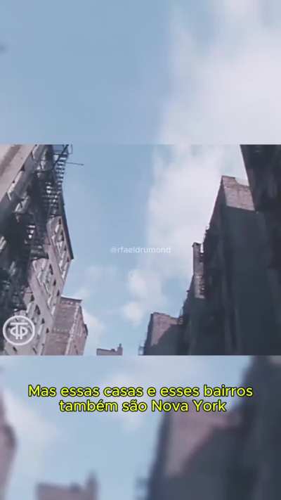Legendei esse mini doc da antiga União Soviética, que falava dos problemas habitacionais de NY já na década de 1970. Achei interessante, já que nesse período NY era um outra cidade.