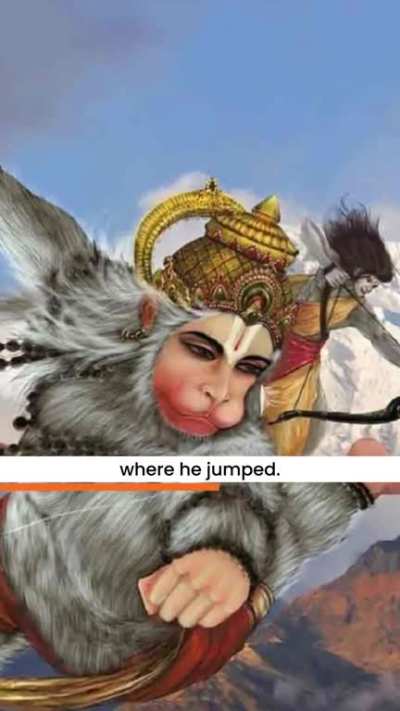 Hanuman Ji's REAL Footprint is HERE! | BigBrainco. #shorts ft. @drishtiispeaks