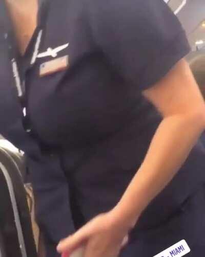 Not sure what this dude said, but I really hope it wasn't just the shirt