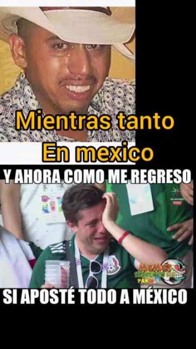 Te calentaste pal carajo gonzalo