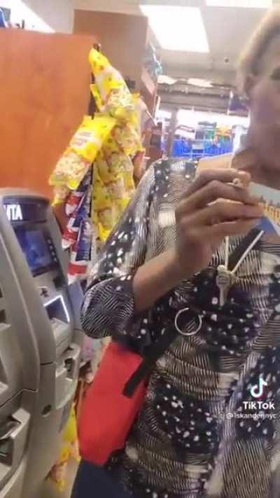 I think the ATM machine is broken...