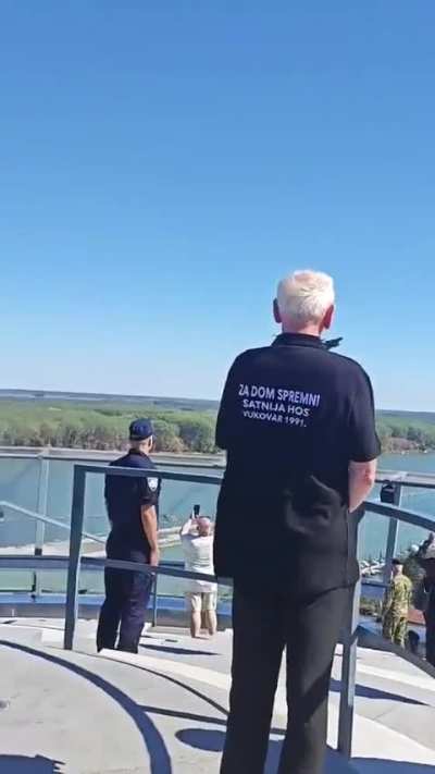 2x Croatian Dassault Rafale flyby in Vukovar, Croatia